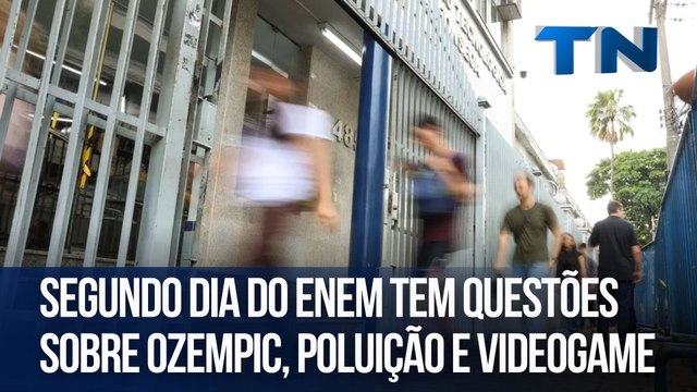 Segundo dia do Enem tem questões sobre Ozempic, poluição e videogame