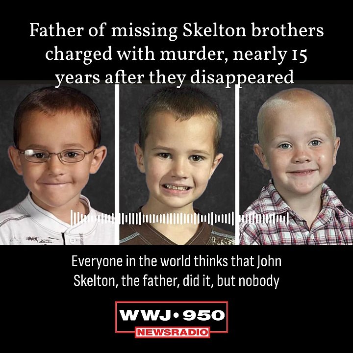 Father of Michigan's missing Skelton brothers is charge with their murder