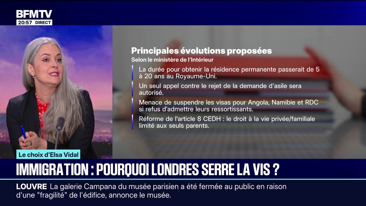 LE CHOIX D'ELSA VIDAL - Immigration: pourquoi Londres serre la vis ?