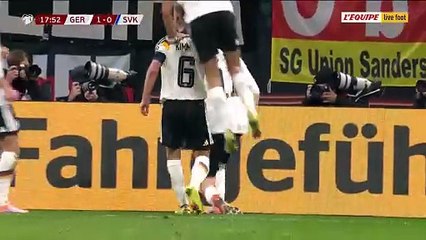 La jolie tête de Woltemade à la Slovaquie - Foot - Qualif. Coupe du monde - Allemagne