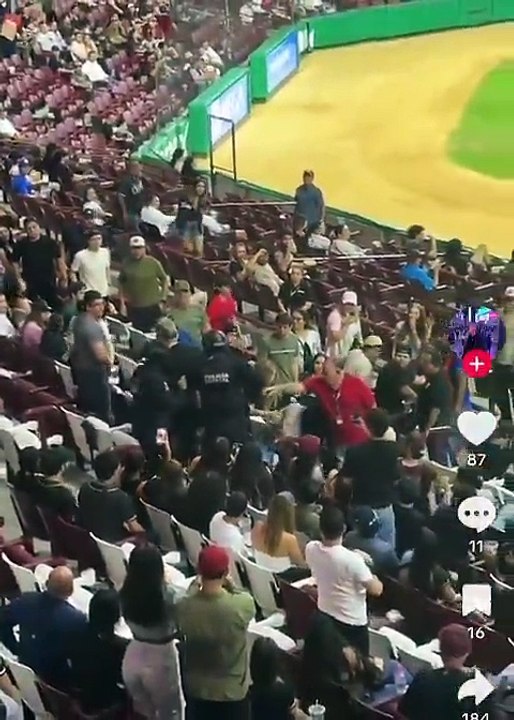 Dos mujeres se agarraron a golpes en medio de la tribuna de un estadio en México