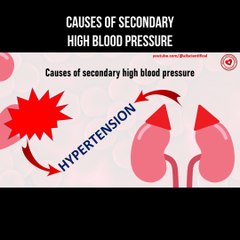 Causes of secondary high blood pressure