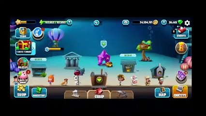 Diggy's Adventure, Temple of Athena, Clash of Immortals, Tasks of the Story only.