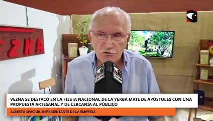 Vezna se destacó en la Fiesta Nacional de la Yerba Mate con una propuesta artesanal y de cercanía al público