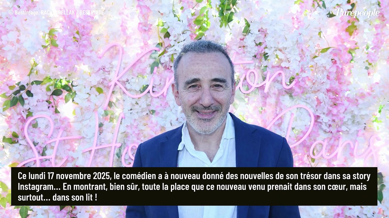 "Lui, il n'a pas de tournée, pas de promos..." : Le fils d'Elie Semoun prend beaucoup de place dans son cœur, mais aussi... Chez lui !