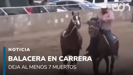 Balacera durante carrera de caballos deja 7 muertos en Chihuahua