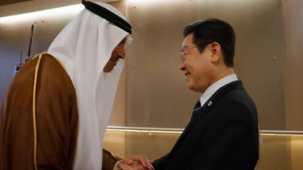 전투기 4대 '국빈 호위'...UAE에서 정상외교 일정 돌입 / YTN