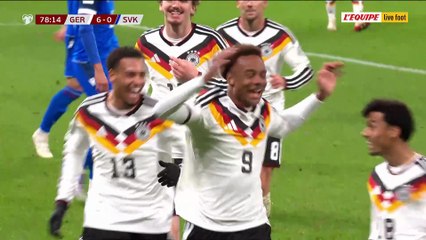 L'incroyable but collectif des Allemands face à la Slovaquie - Foot - Qualif. Coupe du monde