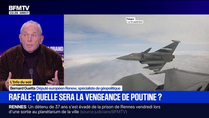 Accord historique pour la livraison de Rafale à Kiev: "Un message est envoyé à Vladimir Poutine: nous ne sommes pas des lavettes", déclare Bernard Guetta, député européen Renew