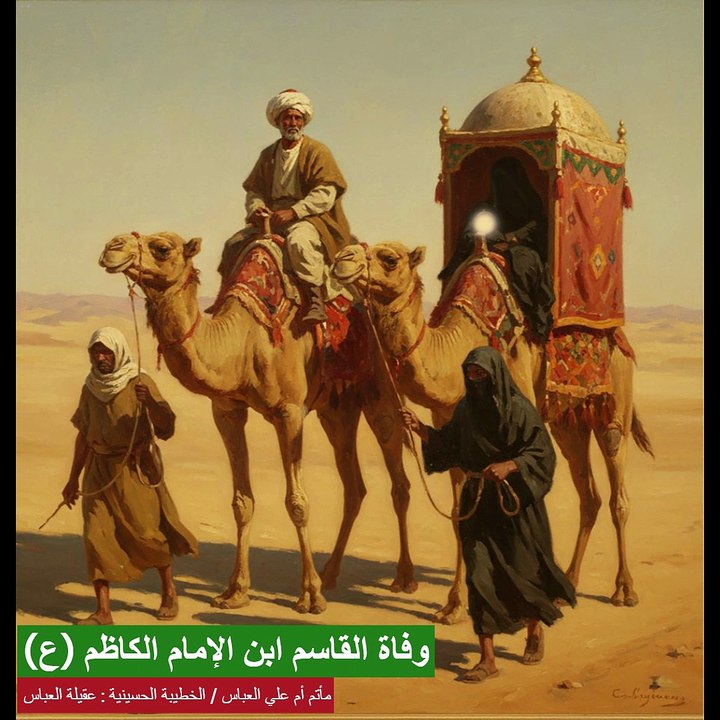 وفاة القاسم ابن الإمام الكاظم - لطمية ليتيمة القاسم والسيدة نجمة / 22 جمداى الأولى