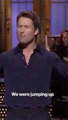 Glen Powell invited his UPS driver to see him host 'Saturday Night Live'