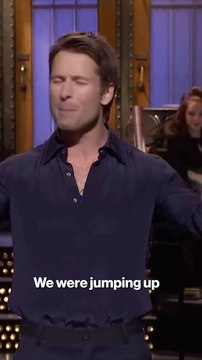 Glen Powell invited his UPS driver to see him host 'Saturday Night Live'