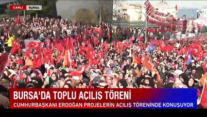 Cumhurbaşkanı Erdoğan: Kuraklık var, çare bizim yaptığımız gibi baraj, baraj, baraj