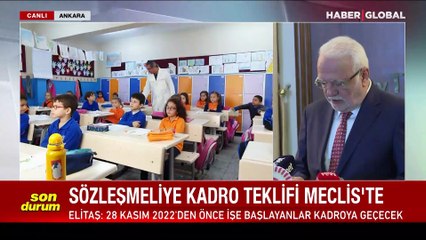 Kritik teklif Meclis'te: 28 Kasım 2022'den önce işe başlayanlar kadroya geçecek