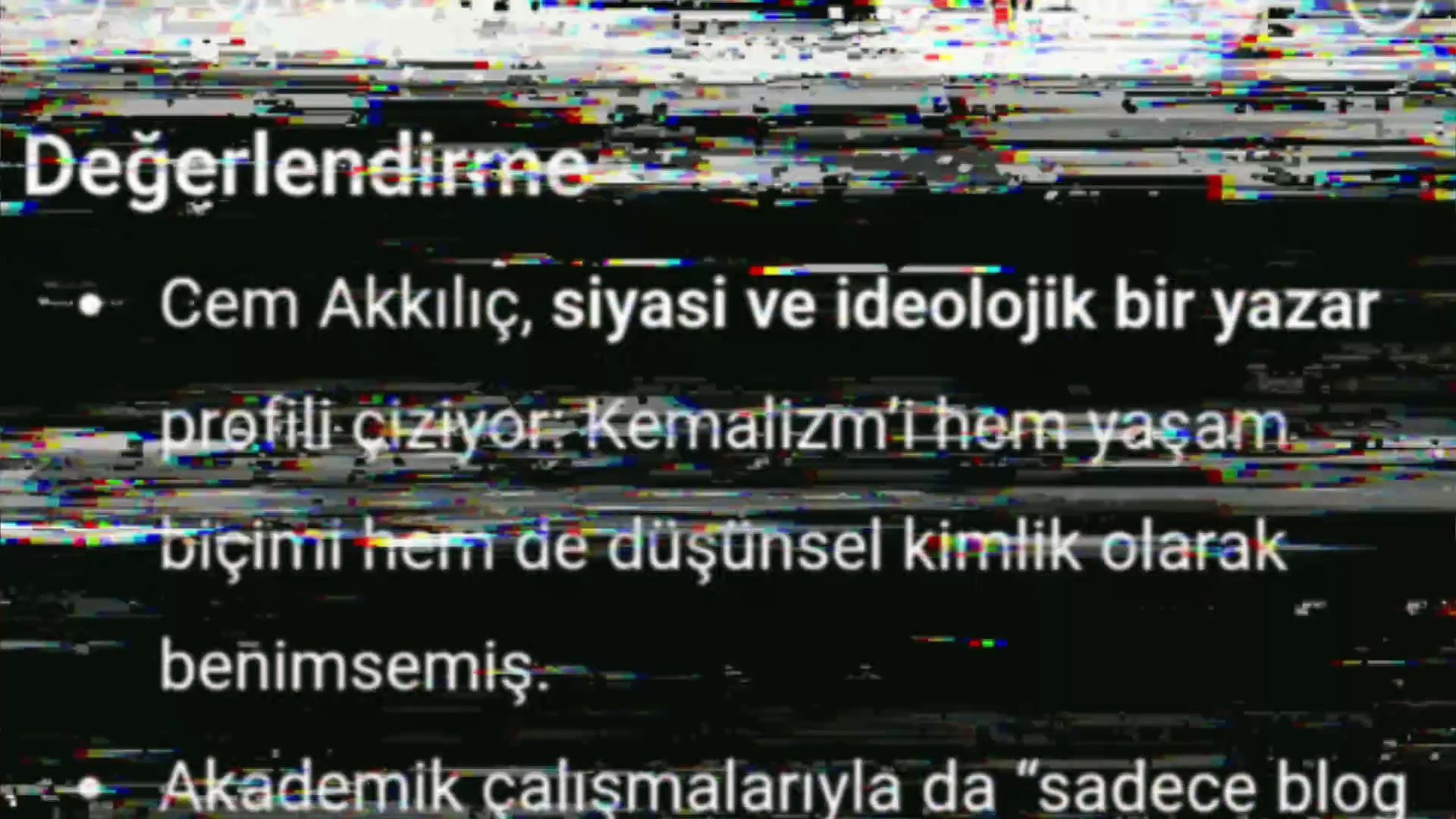 CEM AKKILIÇ KİMDİR ChatGPT