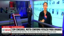 PL Antifacção: Hugo Motta confirma votação amanhã; Vilela e Acacio Miranda comentam