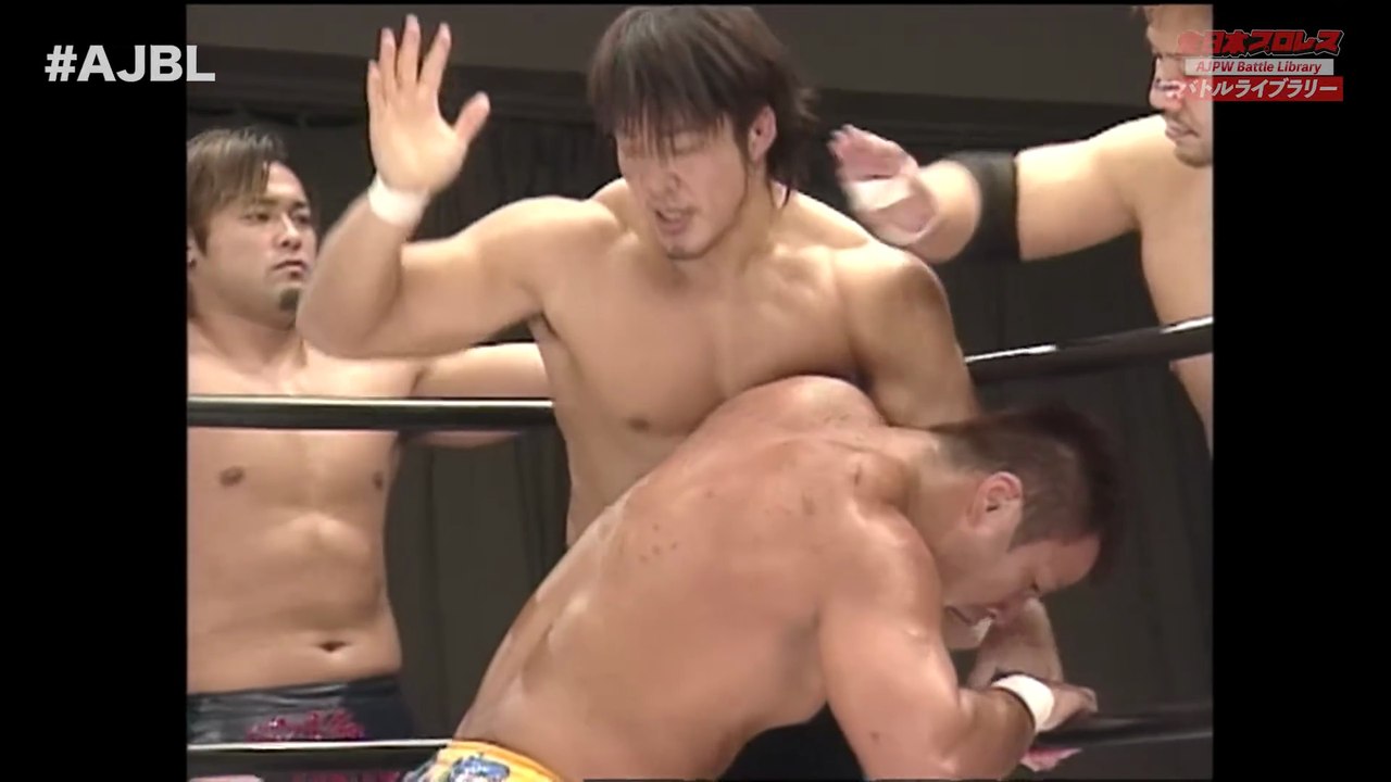 Hiroshi Tanahashi, Keiji Muto & Osamu Nishimura vs. Kaz Hayashi, Satoshi Kojima & Tomoaki Honma – AJPW Keiji Muto 20th Anniversary Tour ~ Love and Bump (10/11/2004)
