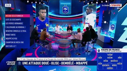 La liste de Johan Micoud pour le Mondial 2026 - L'Équipe du Soir - extrait