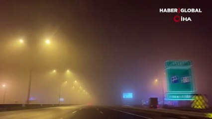 Yola çıkacaklar dikkat! Kuzey Marmara Otoyolu, D-100 ve Anadolu Otoyolu sise teslim