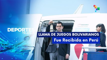 Llama de los Juegos Bolivarianos 2025 llegó a Lima DEPORTES TELESUR 17-11-2025