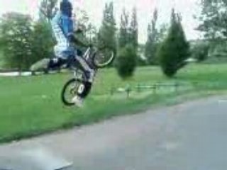 chute en bmx