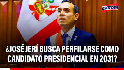 José Jerí tiene 58% DE APROBACIÓN: ¿Busca perfilarse como CANDIDATO PRESIDENCIAL para 2031?