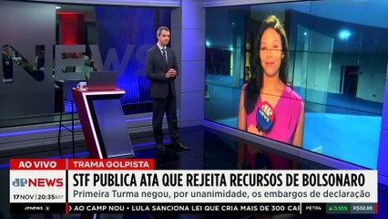 Trama golpista: STF conclui embargos e processo de Bolsonaro entra na fase final