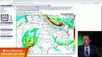 How will storms take shape the week of Thanksgiving?
