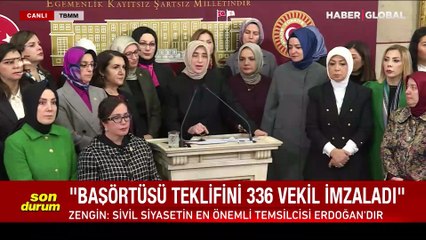 Başörtüsü teklifi 336 vekilin imzasıyla TBMM'ye sunuldu! İşte teklifin maddeleri...