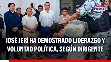 José Jerí ha demostrado liderazgo y voluntad política, señala dirigente: "Necesita un equipo"