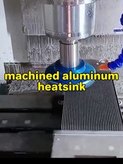 machined aluminum heatsink