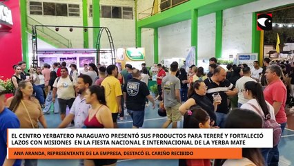El Centro Yerbatero Paraguayo presentó sus productos para tereré y fortaleció lazos en la Fiesta de