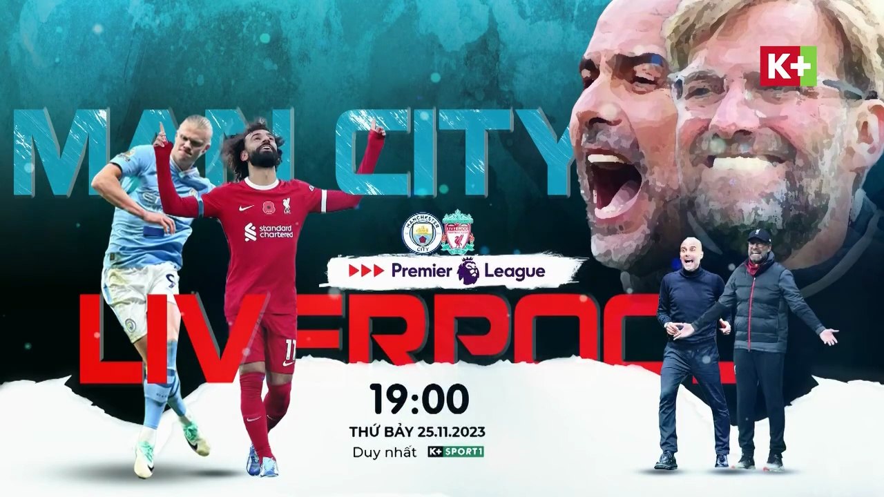 Manchester City - Liverpool : Siêu kinh điển Anh | Vòng 13 Ngoại Hạng Anh 2023/24