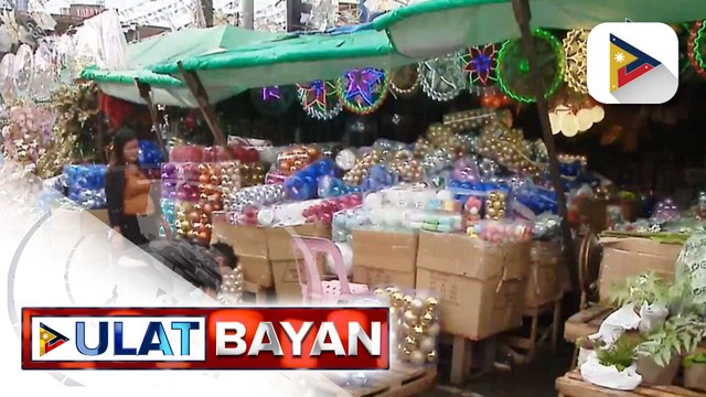 Murang Christmas decorations sa Dapitan, patuloy na dinarayo ng mga mamimili | ulat ni Gab Villegas
