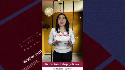 INDEP abre convocatoria para participar en su Subasta a Sobre Cerrado de bienes inmuebles