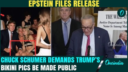 VIDEO: Chuck Schumer DEMANDS Release of Trump’s Bikini Girls PHOTOS | DEMAND Epstein Files Release