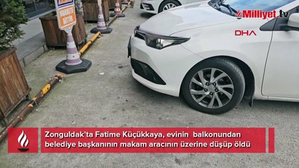 Korkunç olay! Yaşlı kadın belediye başkanının makam aracının üzerine düşüp öldü