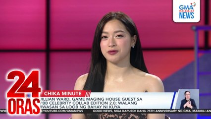 Message ni Jillian Ward kay Eman Bacosa Pacquiao na umaming may crush sa kanya: "I hope to see you soon din" | 24 Oras