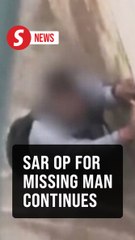 Man missing, swept away by water surge near Saloma Link