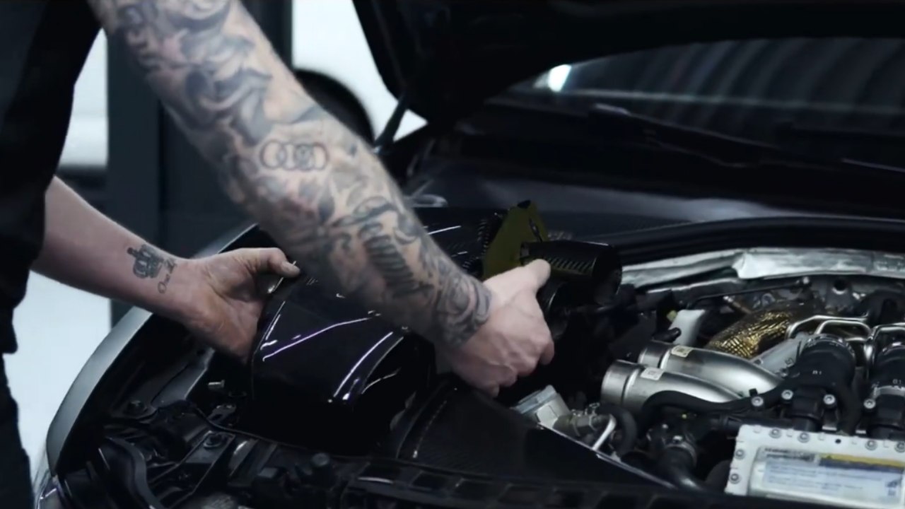 Installation Eventuri Carbon-Intakes & Soundcheck am ABT Audi RS6+ (C7)