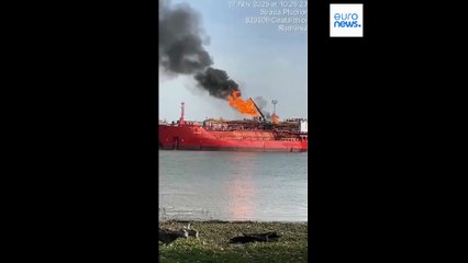 حمله روسیه به نفتکش ترکیه در بندر اوکراین باعث تخلیه چند روستا در رومانی شد