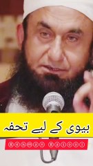 حضرت محمد ﷺ خود بھی اپنی بیویوں کے لیے تحفے لاتے تھے اور ان کی خوشیوں کا خیال رکھتے تھے۔ اس لیے ہمیں بھی اپنی بیوی کے لیے تحفے لانے کی کوشش کرنی چاہیے اور ان کی محبت اور احترام کا اظہار کرنا چاہیے۔ ♥️♥️♥️♥️♥️♥️♥️♥️♥️♥️♥️♥️