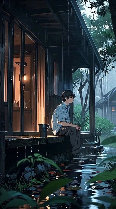 Summer Rainy Cabin