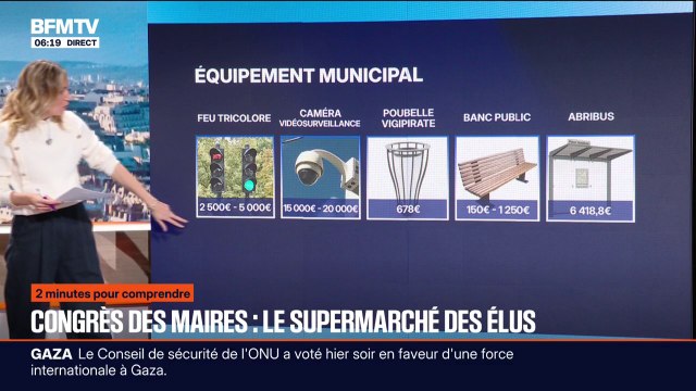2 MINUTES POUR COMPRENDRE - Feux tricolores, radars, abribus... Le congrès des maires permet aussi aux édiles d'équiper leur ville en mobilier urbain... et ça coûte très cher