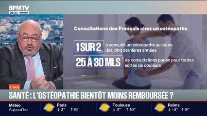 BFM Conso : Santé, l'osthéopathie bientôt moins remboursée ? - 18/11
