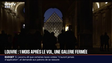 Un mois après le casse du Louvre, le musée ferme une galerie en raison d'une "fragilité" du bâtiment