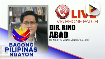 Panayam kay DOE-Oil Industry Management Bureau, Dir. Rino Abad ukol sa muling pagtaas ng presyo ng langis sa ikatlong linggo ng nobyembre