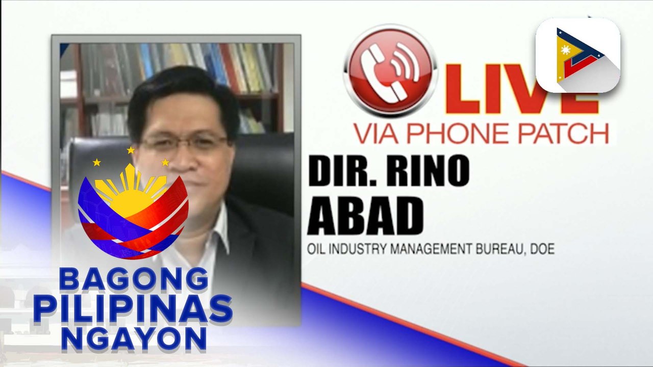Panayam kay DOE-Oil Industry Management Bureau, Dir. Rino Abad ukol sa muling pagtaas ng presyo ng langis sa ikatlong linggo ng nobyembre