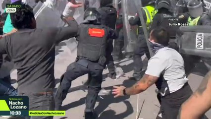 El llamado Bloque Negro operó diferente en la marcha del sábado de la Generación Z