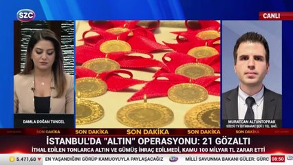 İstanbul'da 'altın' operasyonu: 21 gözaltı